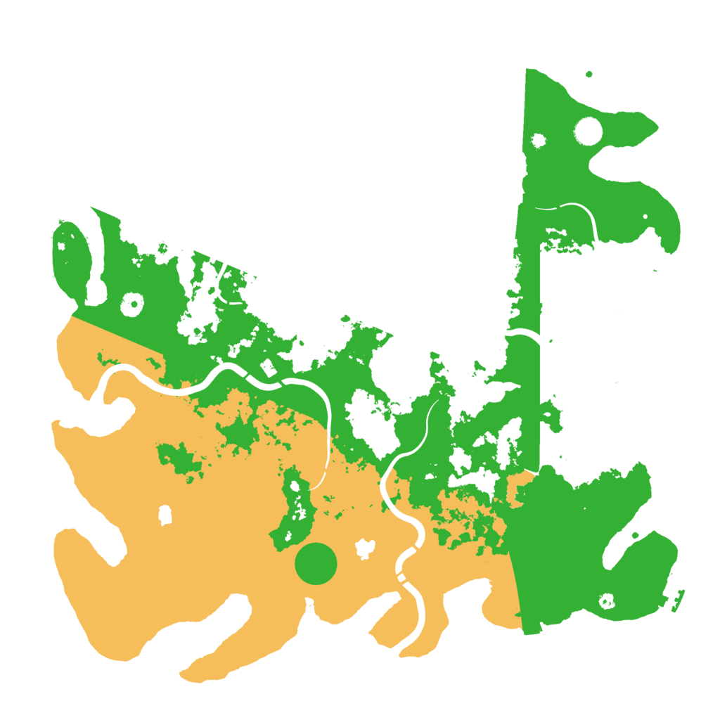 Biome Rust Map: Procedural Map, Size: 4500, Seed: 99177
