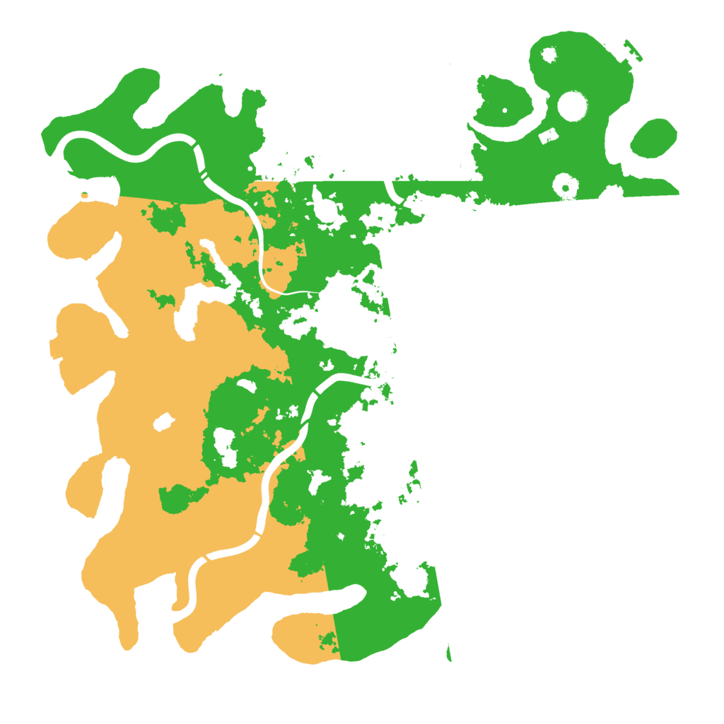 Biome Rust Map: Procedural Map, Size: 4250, Seed: 36733