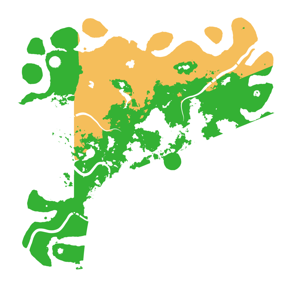 Biome Rust Map: Procedural Map, Size: 4500, Seed: 76210