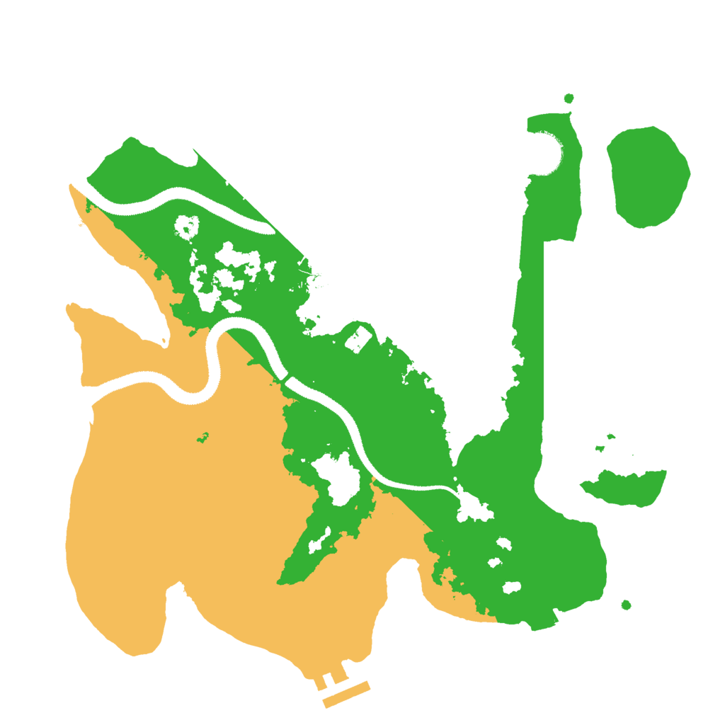 Biome Rust Map: Procedural Map, Size: 3000, Seed: 2748690