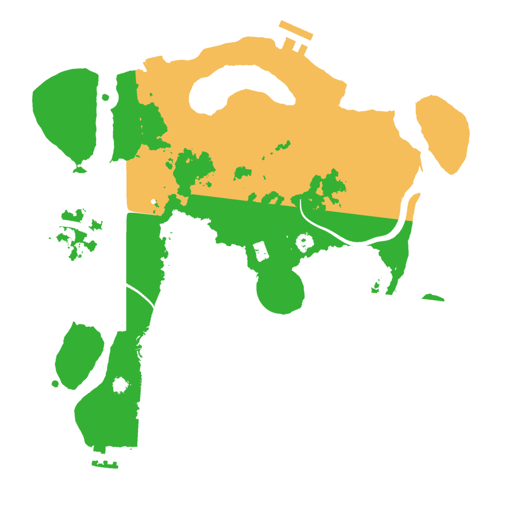 Biome Rust Map: Procedural Map, Size: 2900, Seed: 10474365