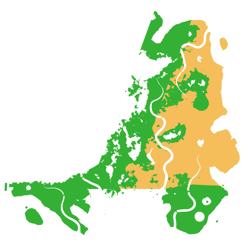 Biome Rust Map: Procedural Map, Size: 4500, Seed: 373875929