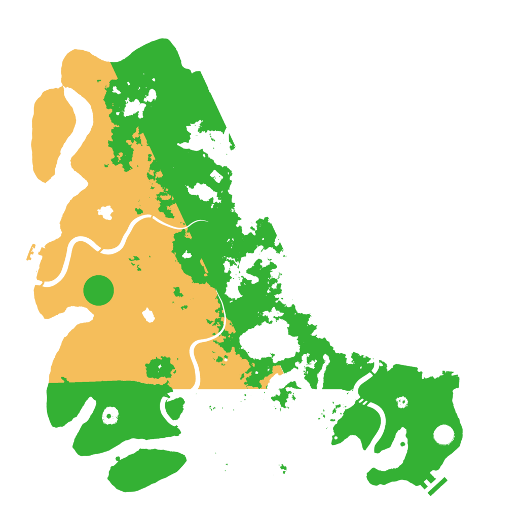 Biome Rust Map: Procedural Map, Size: 4500, Seed: 579836924
