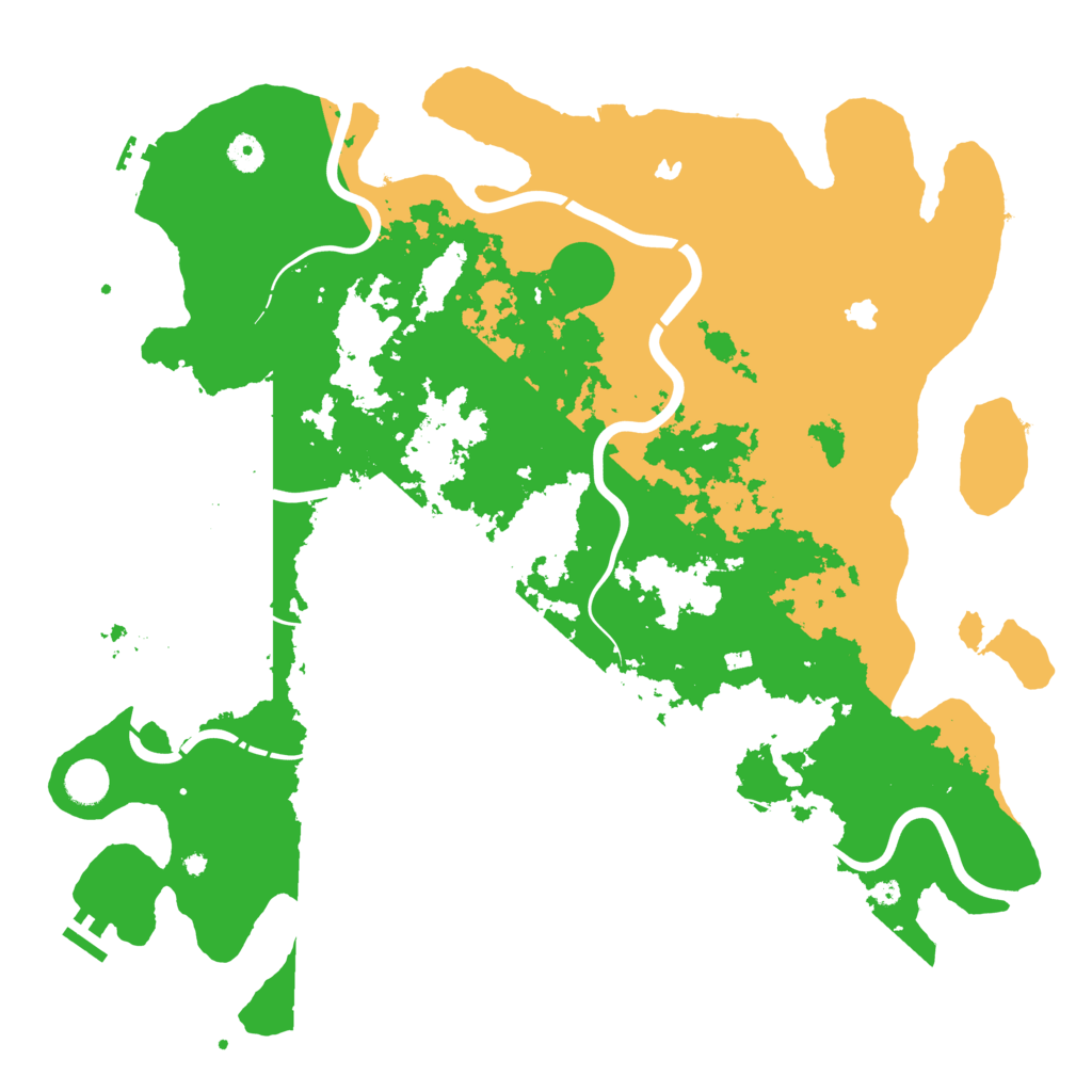Biome Rust Map: Procedural Map, Size: 4500, Seed: 293905882
