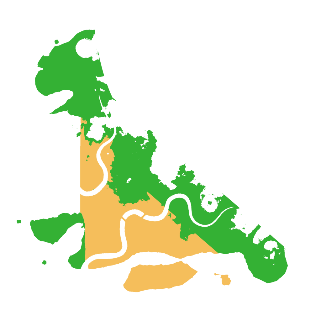 Biome Rust Map: Procedural Map, Size: 3000, Seed: 8693692
