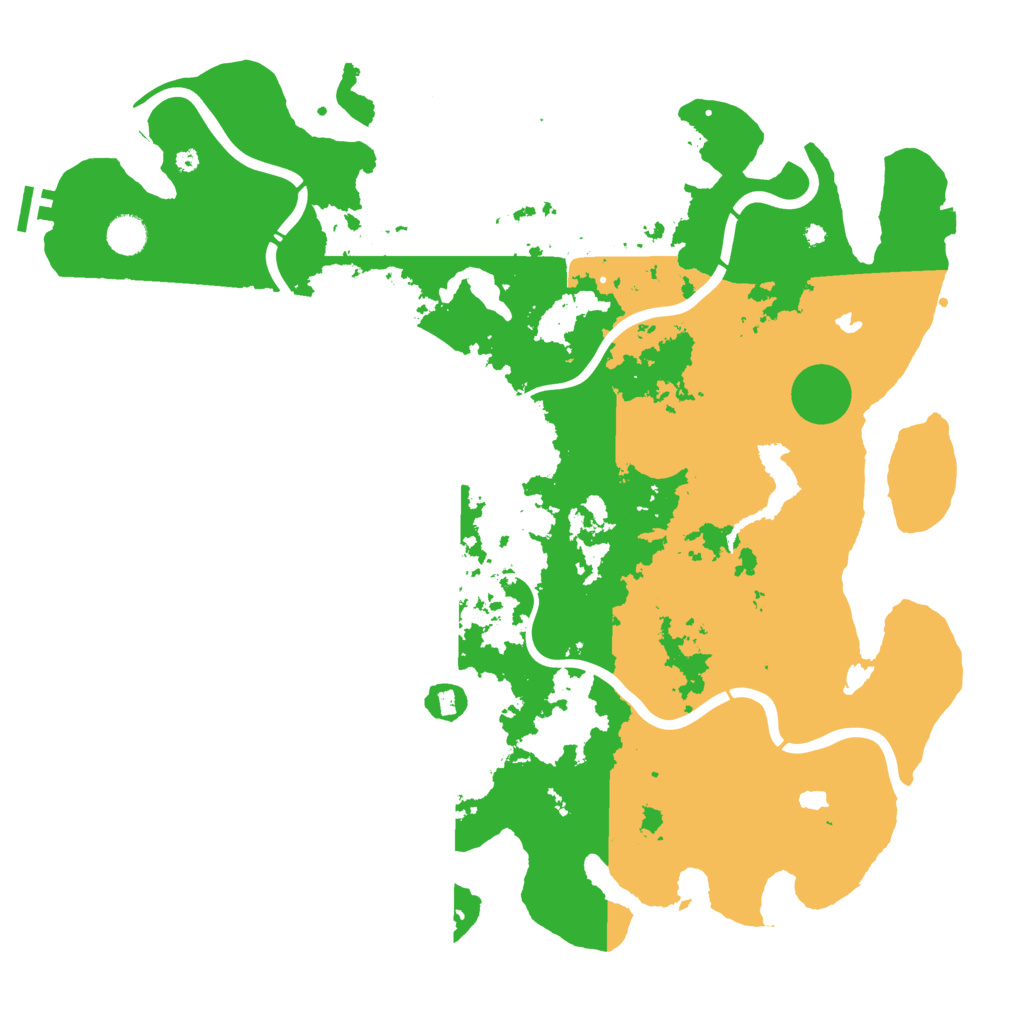 Biome Rust Map: Procedural Map, Size: 4500, Seed: 1168133800