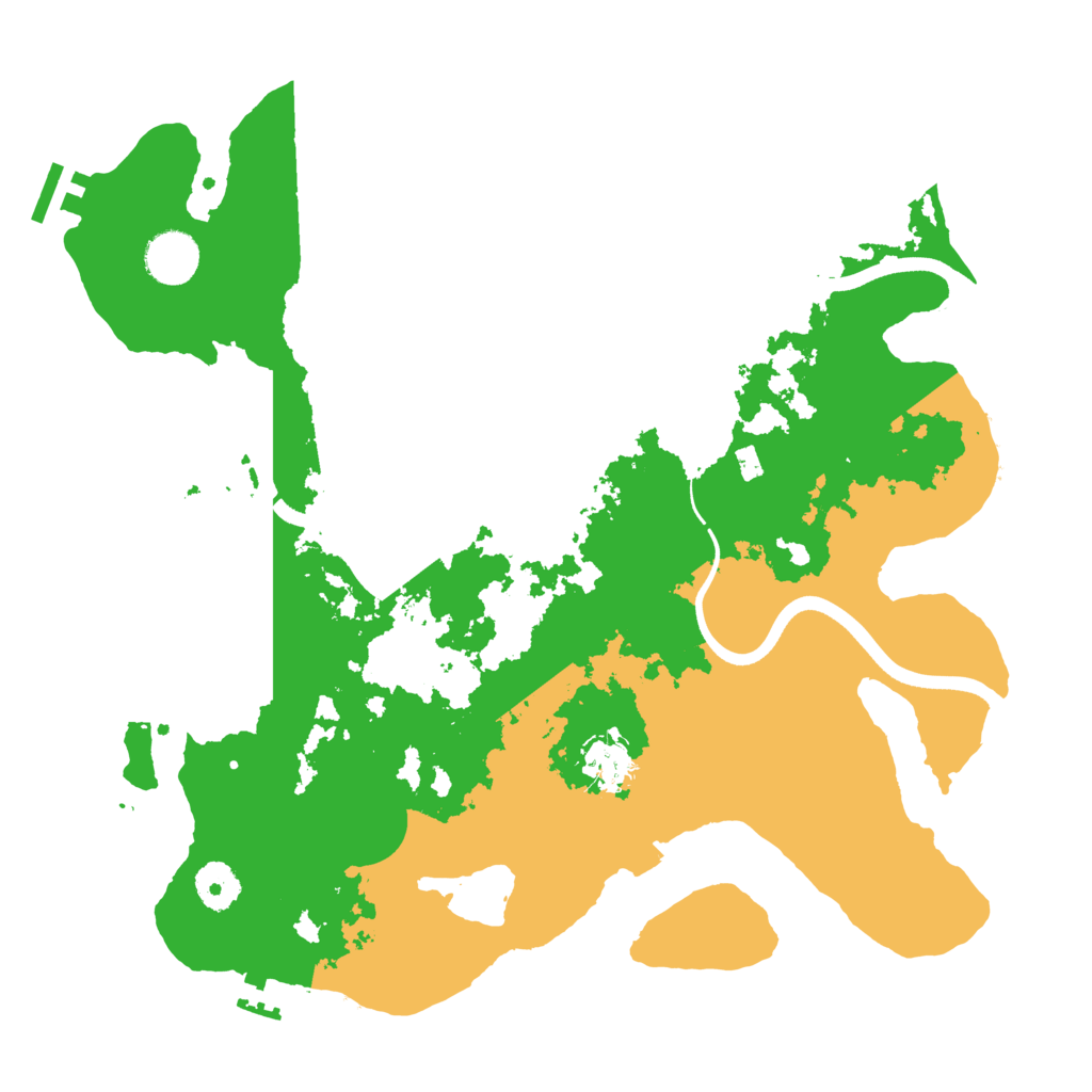 Biome Rust Map: Procedural Map, Size: 3600, Seed: 375784296