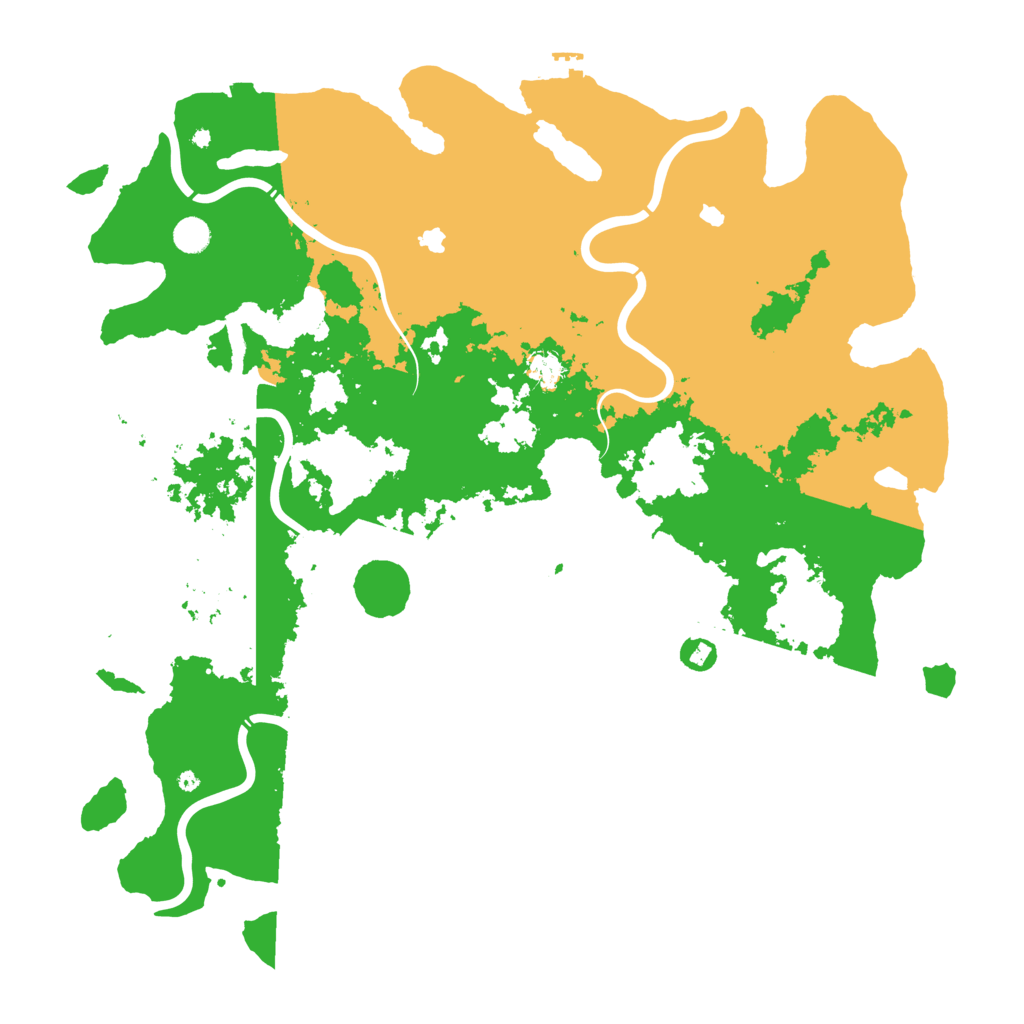 Biome Rust Map: Procedural Map, Size: 5000, Seed: 466127437