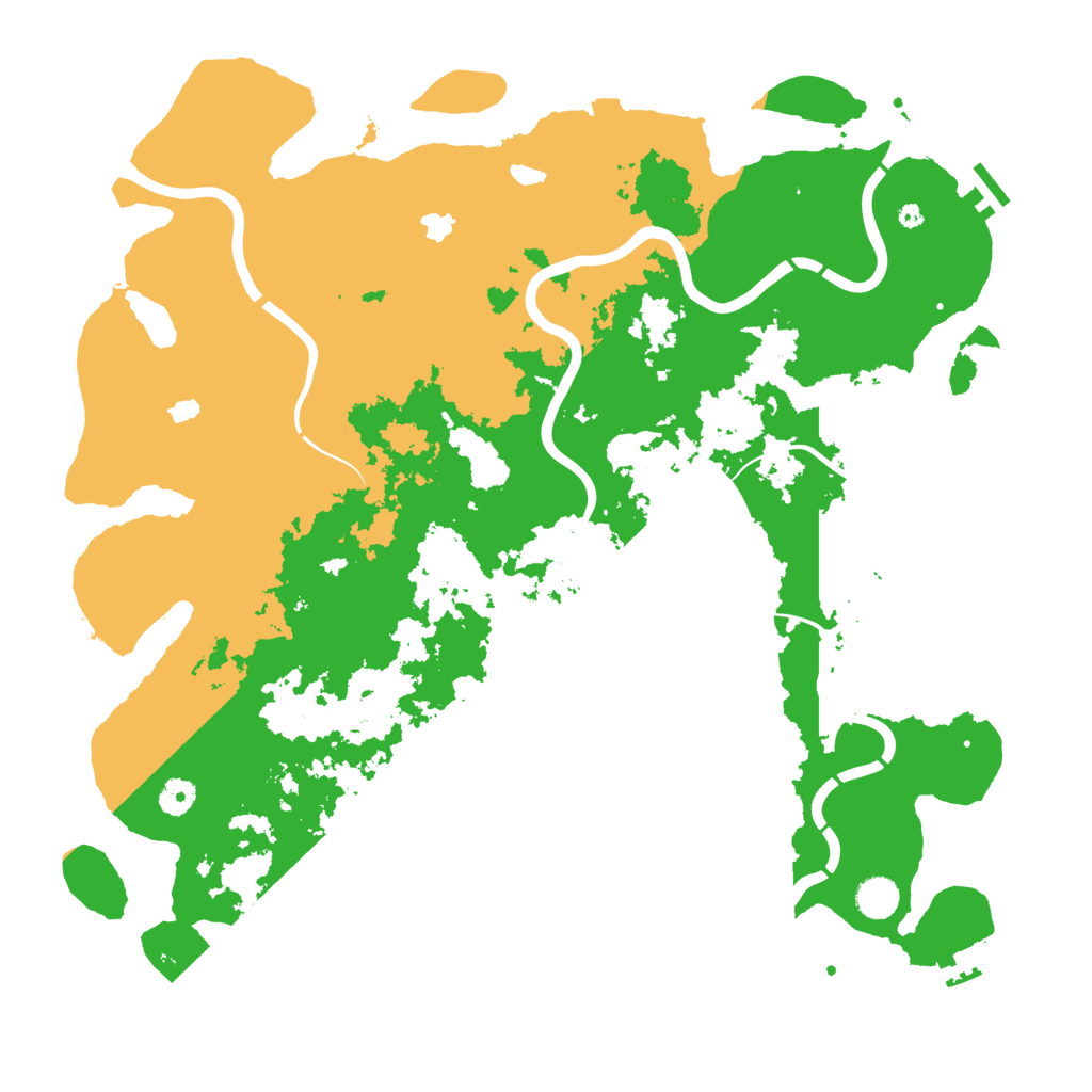 Biome Rust Map: Procedural Map, Size: 4500, Seed: 470187822