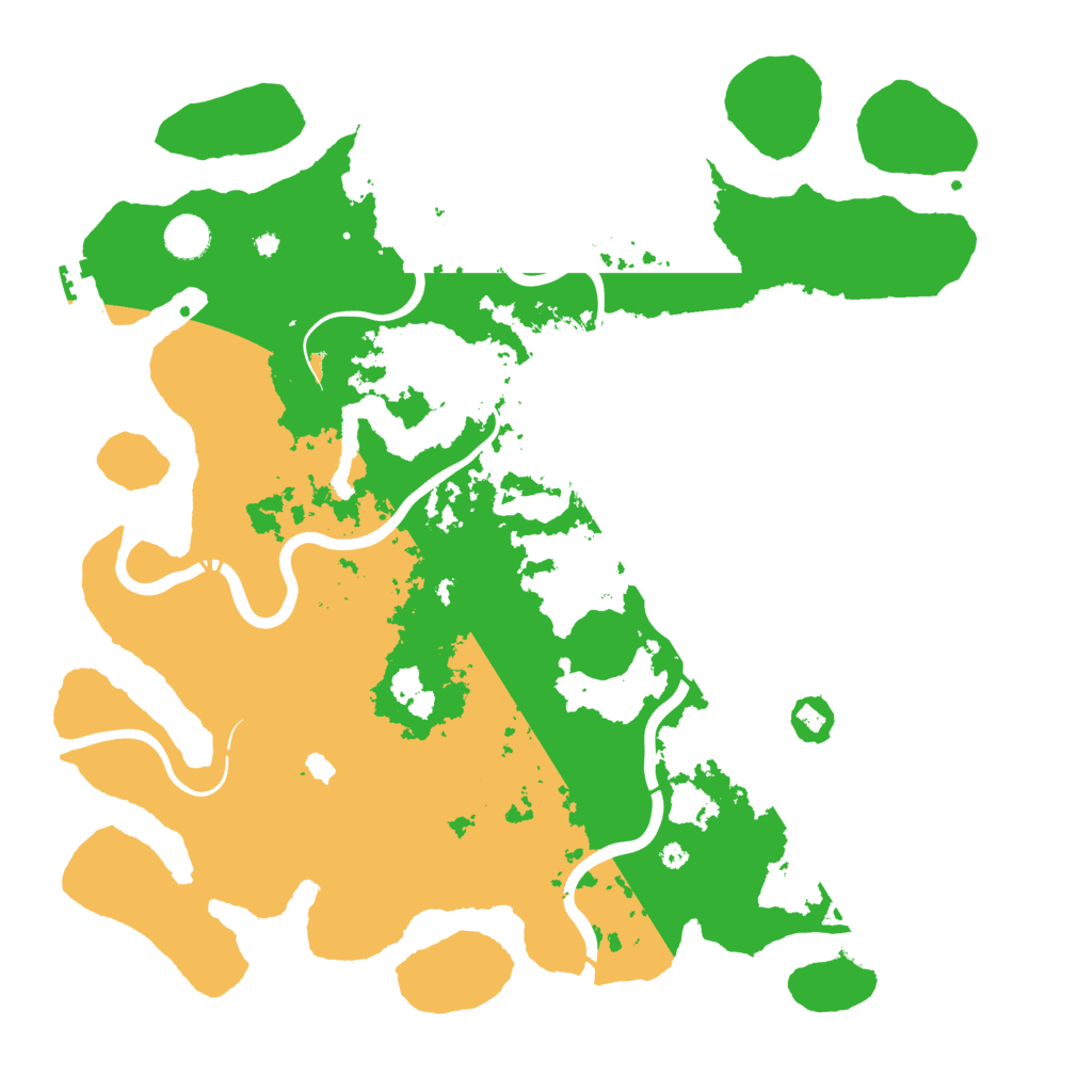 Biome Rust Map: Procedural Map, Size: 4250, Seed: 350654078