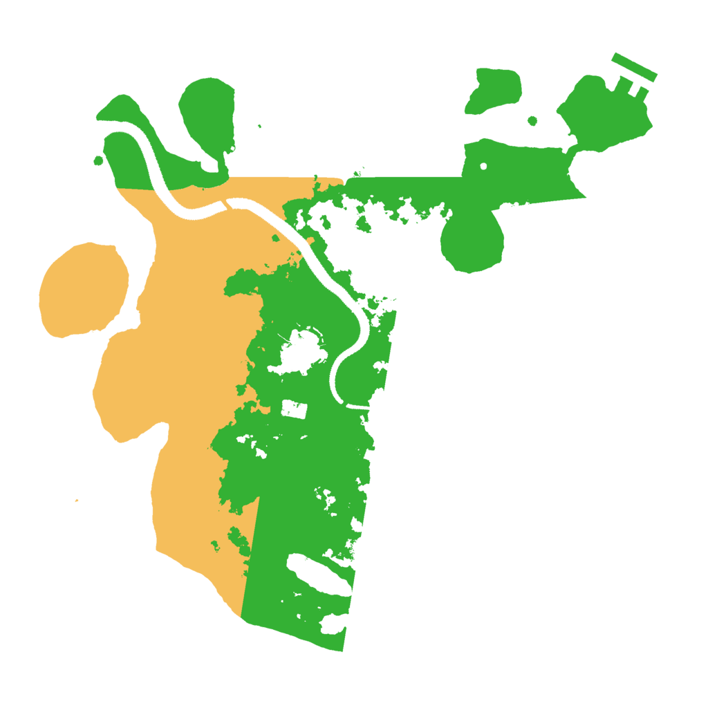 Biome Rust Map: Procedural Map, Size: 3000, Seed: 9413520