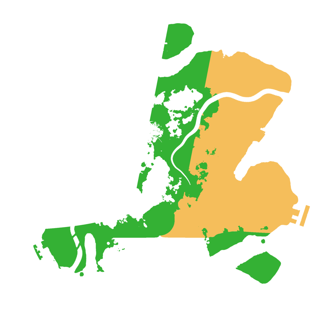 Biome Rust Map: Procedural Map, Size: 3000, Seed: 2476264