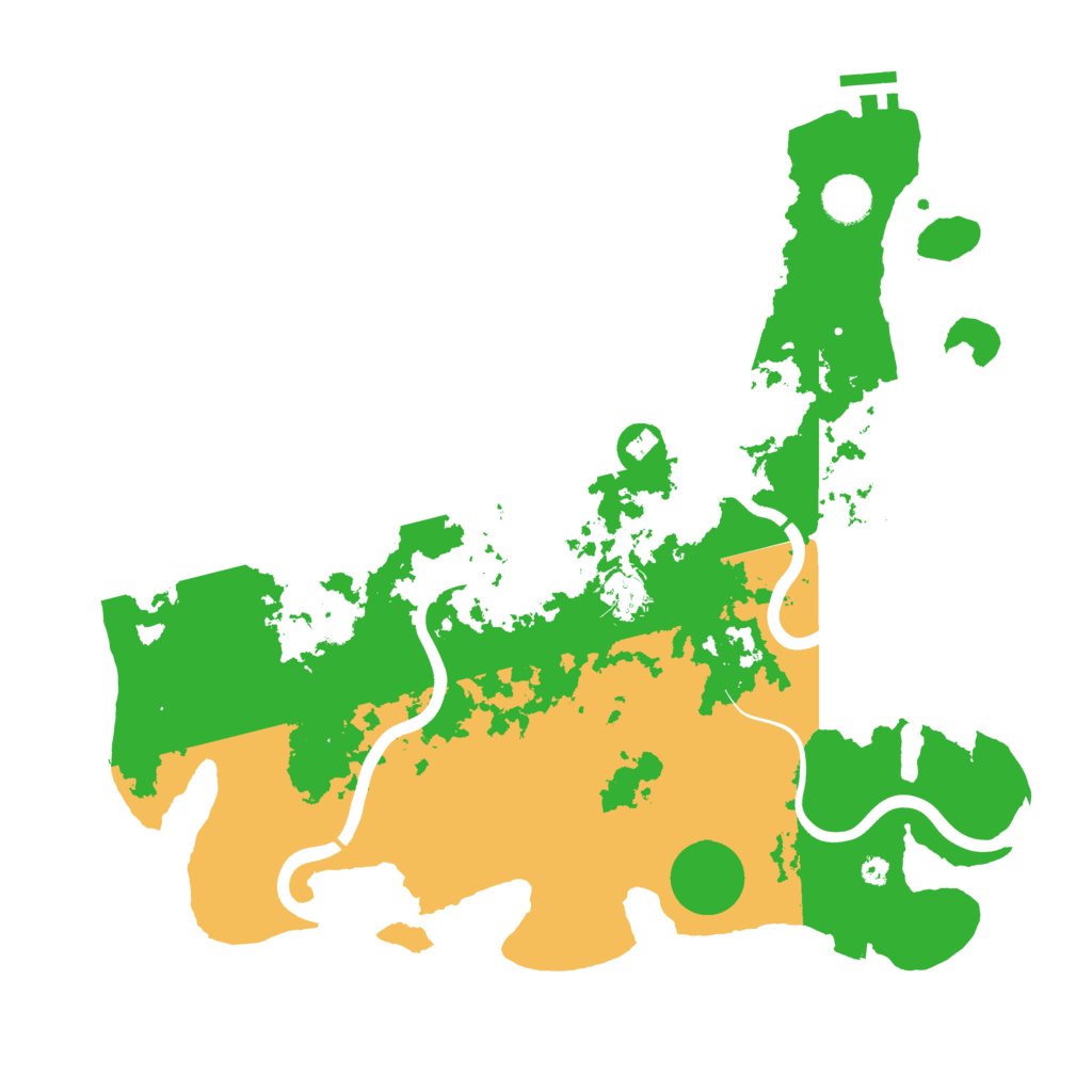 Biome Rust Map: Procedural Map, Size: 3900, Seed: 1757289728