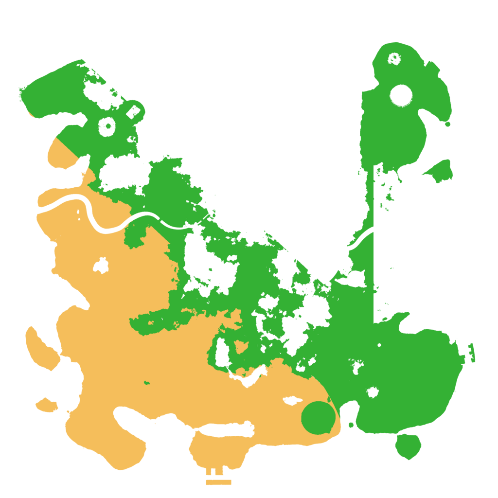 Biome Rust Map: Procedural Map, Size: 4000, Seed: 252066039