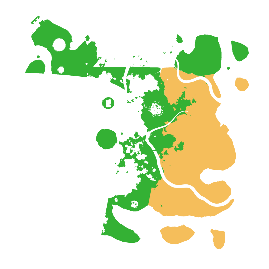 Biome Rust Map: Procedural Map, Size: 3700, Seed: 839972759