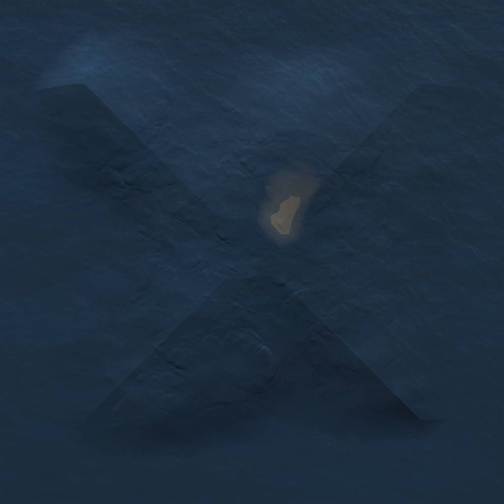 Rust Map: Procedural Map, Size: 1000, Seed: 1209531922, 1 Monuments