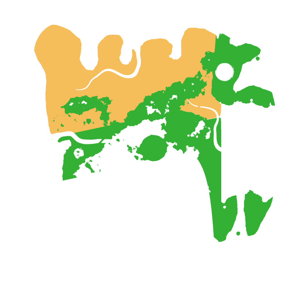 Biome Rust Map: Procedural Map, Size: 3000, Seed: 32463