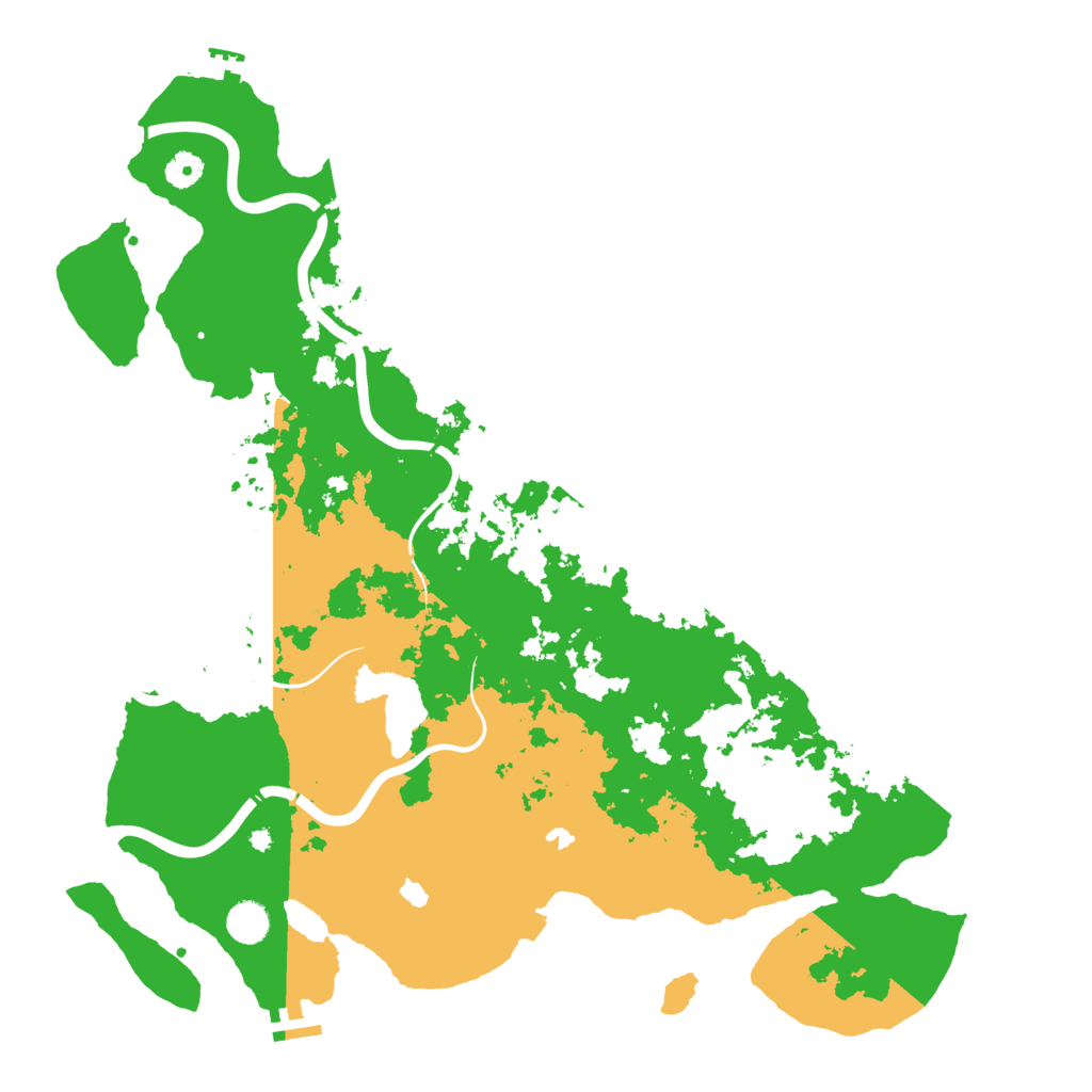Biome Rust Map: Procedural Map, Size: 4500, Seed: 447906308