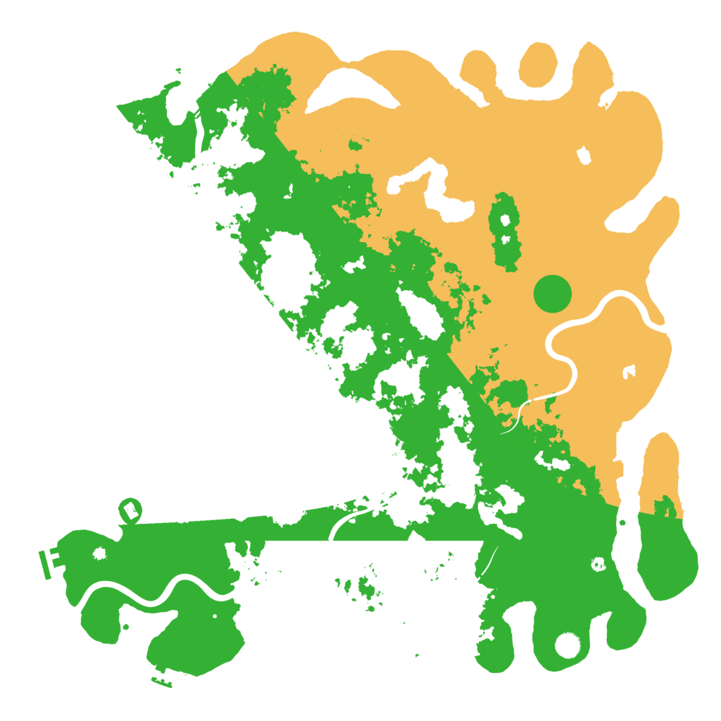 Biome Rust Map: Procedural Map, Size: 5000, Seed: 629859047