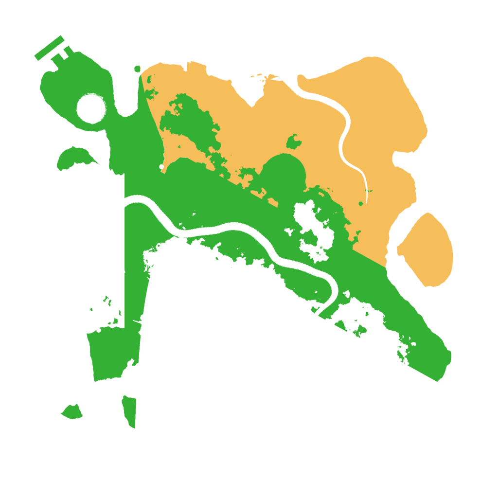 Biome Rust Map: Procedural Map, Size: 3000, Seed: 1042015