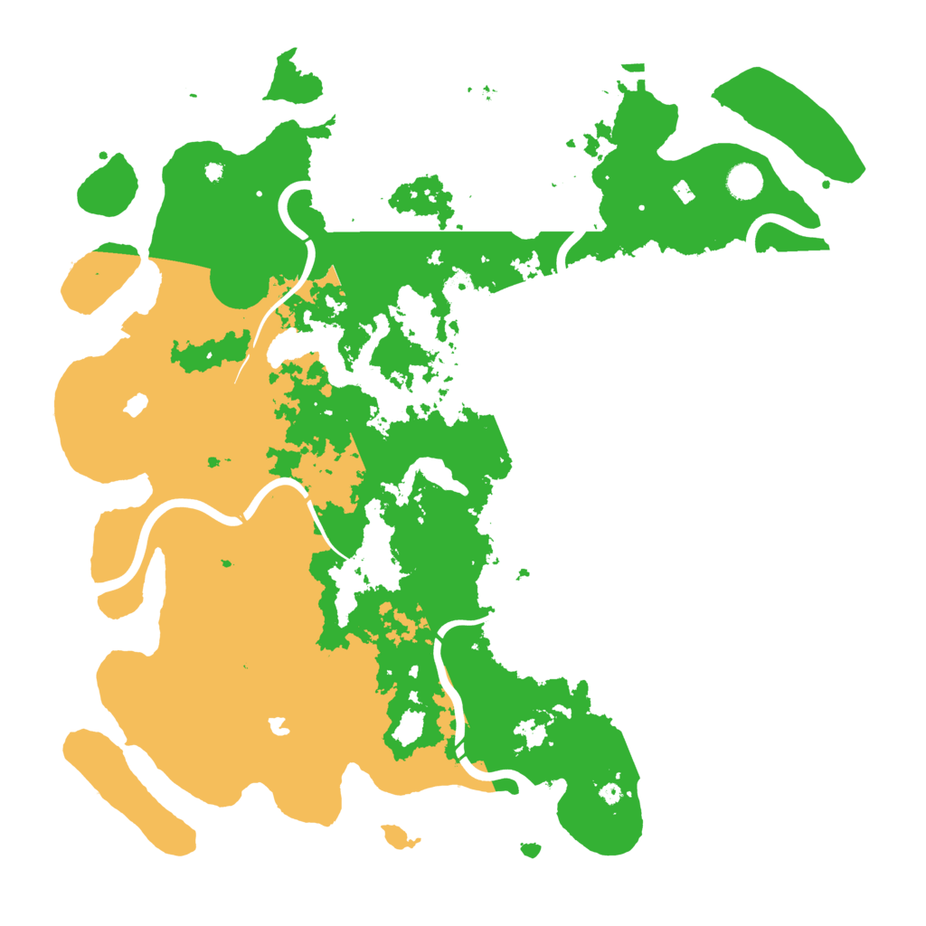 Biome Rust Map: Procedural Map, Size: 4500, Seed: 938619015