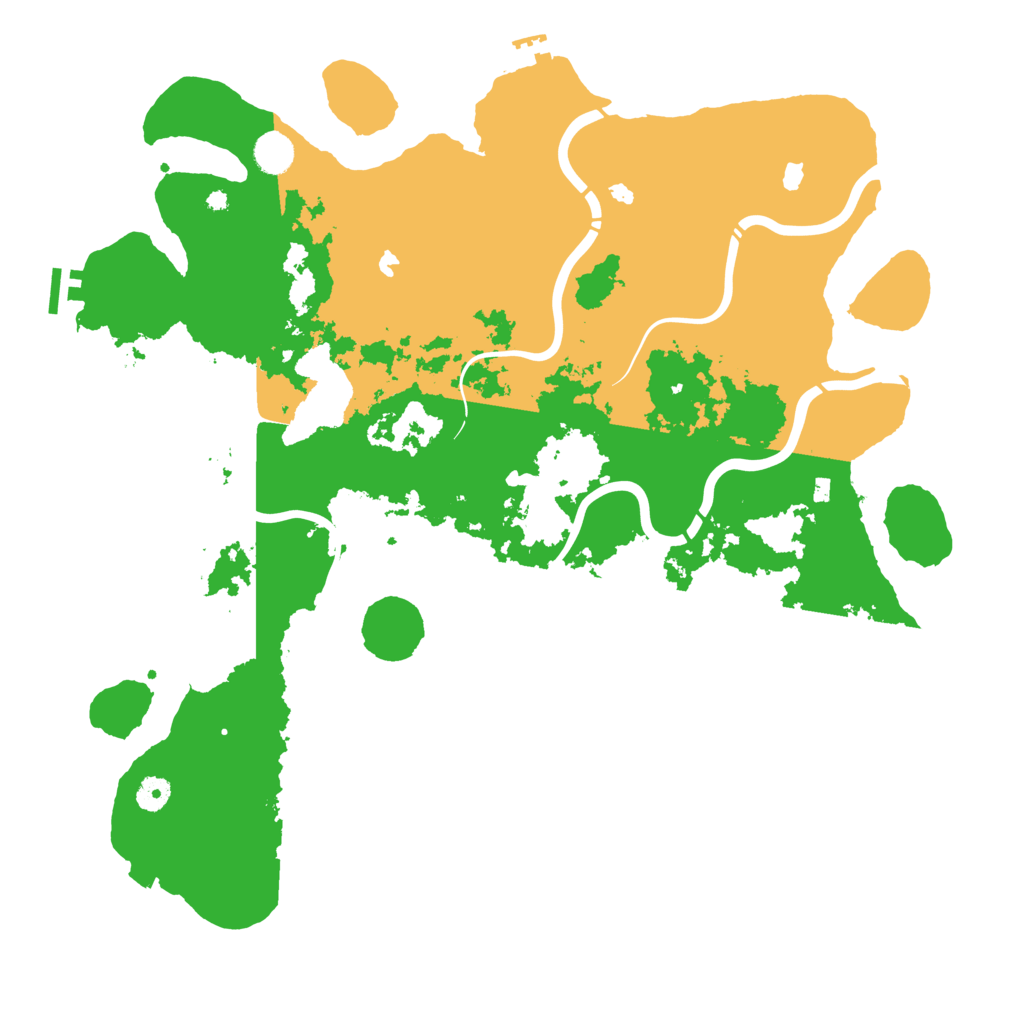 Biome Rust Map: Procedural Map, Size: 4500, Seed: 131256320