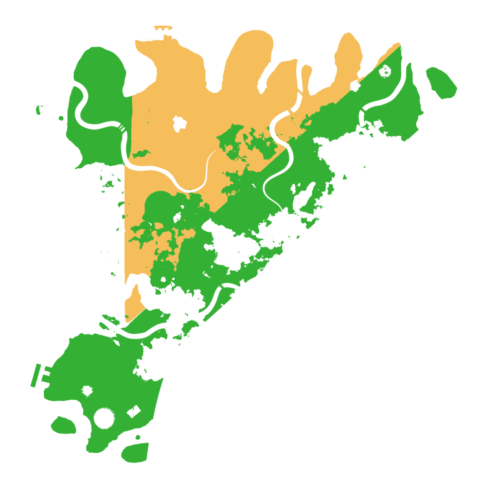 Biome Rust Map: Procedural Map, Size: 4250, Seed: 882186936