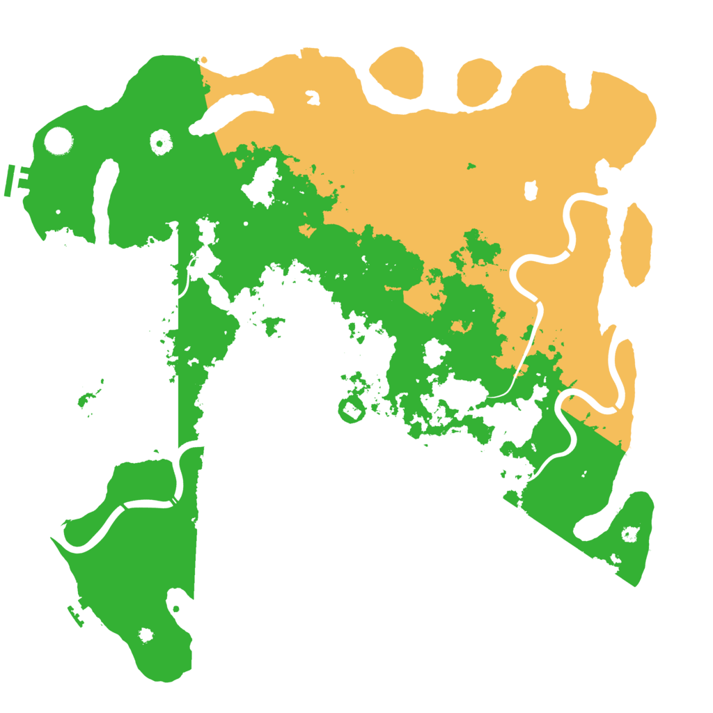 Biome Rust Map: Procedural Map, Size: 4500, Seed: 99869841