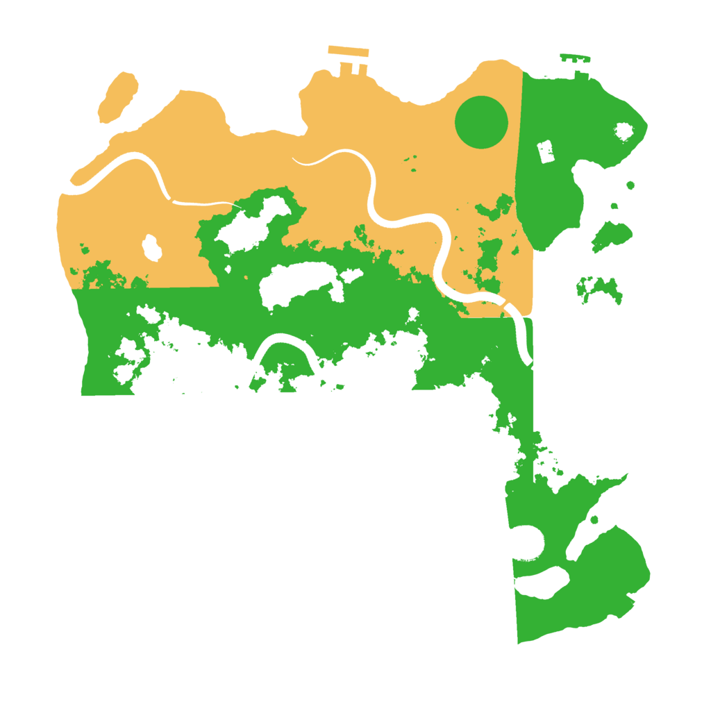 Biome Rust Map: Procedural Map, Size: 3545, Seed: 177845