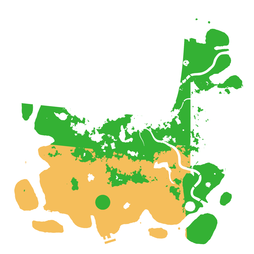 Biome Rust Map: Procedural Map, Size: 4500, Seed: 584152203