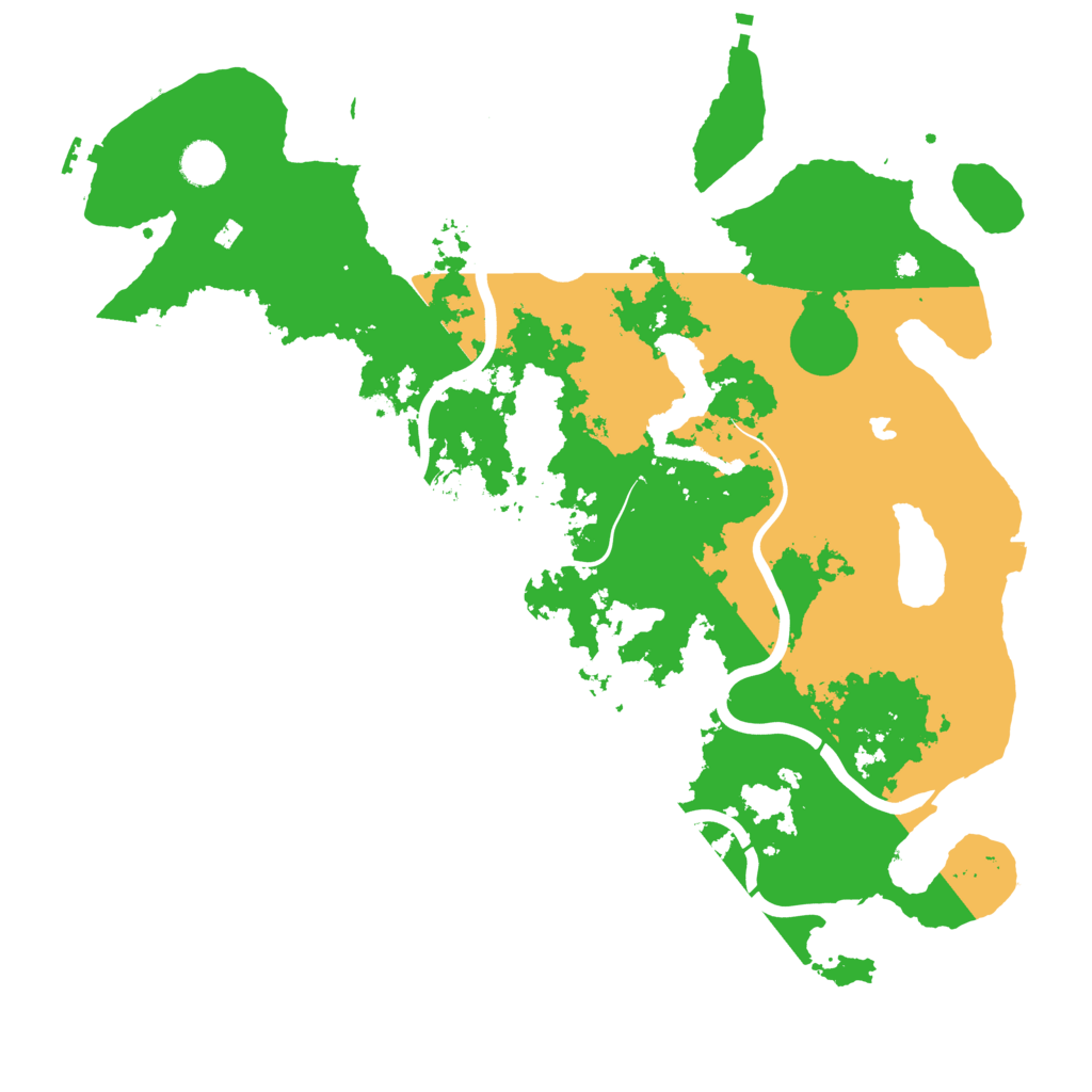 Biome Rust Map: Procedural Map, Size: 4250, Seed: 1528814499