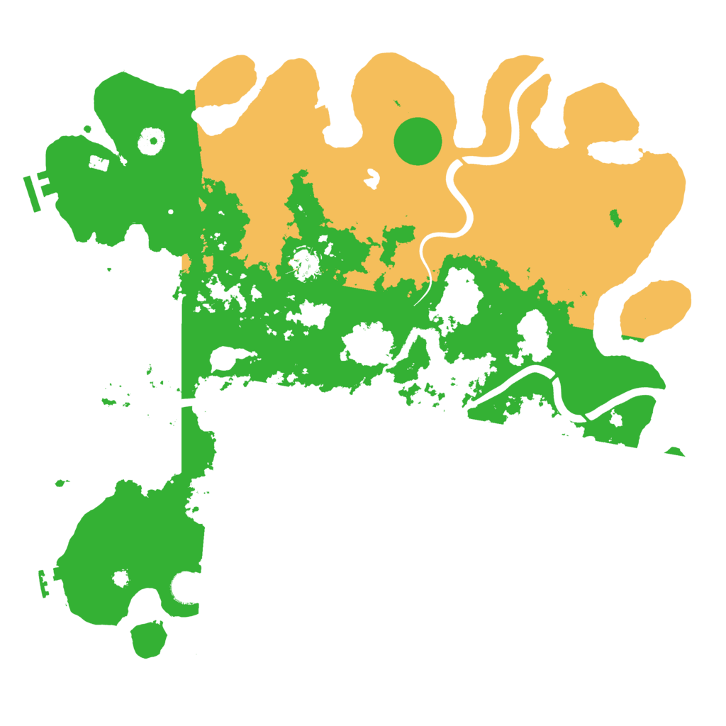Biome Rust Map: Procedural Map, Size: 4000, Seed: 4321534