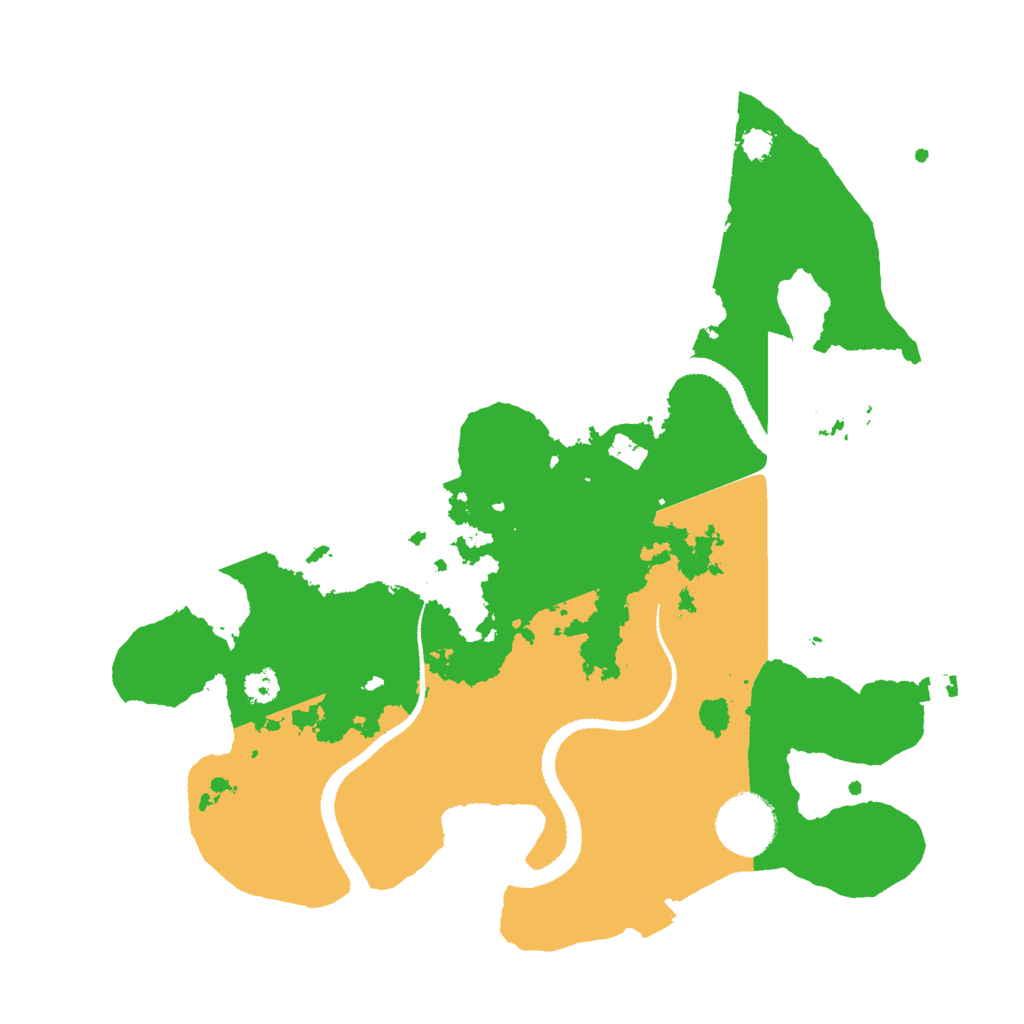 Biome Rust Map: Procedural Map, Size: 3000, Seed: 25680968