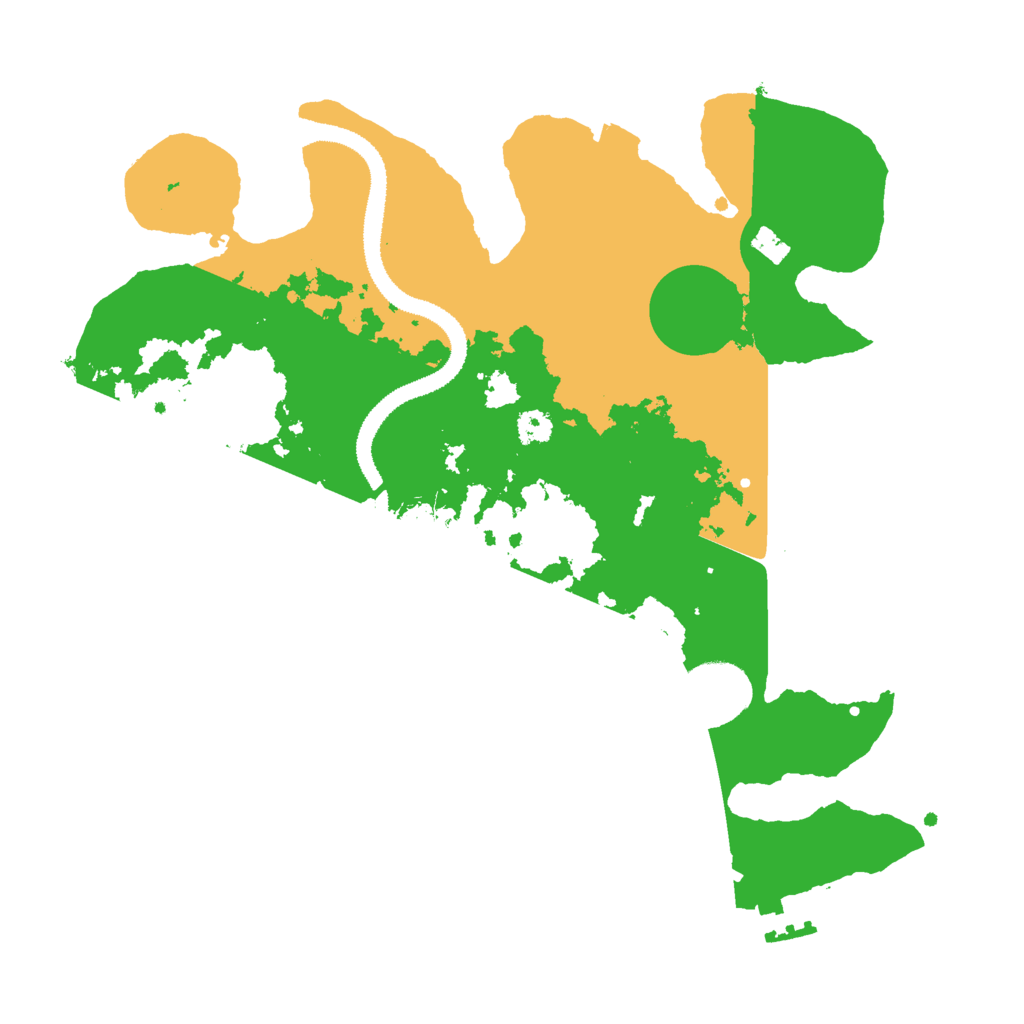 Biome Rust Map: Procedural Map, Size: 3000, Seed: 2970