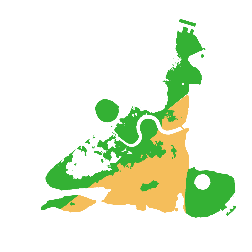 Biome Rust Map: Procedural Map, Size: 3000, Seed: 26262