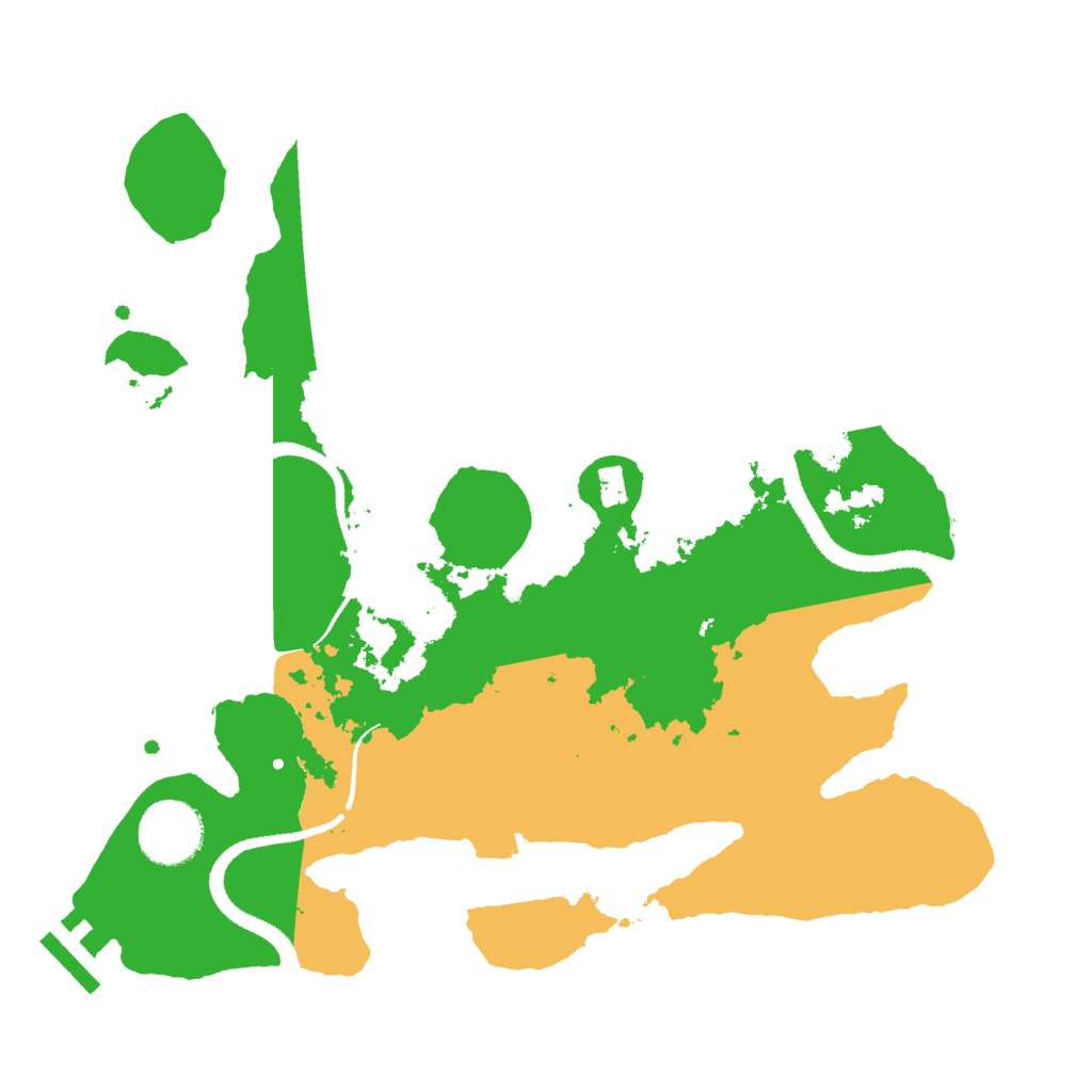 Biome Rust Map: Procedural Map, Size: 3000, Seed: 1256167016