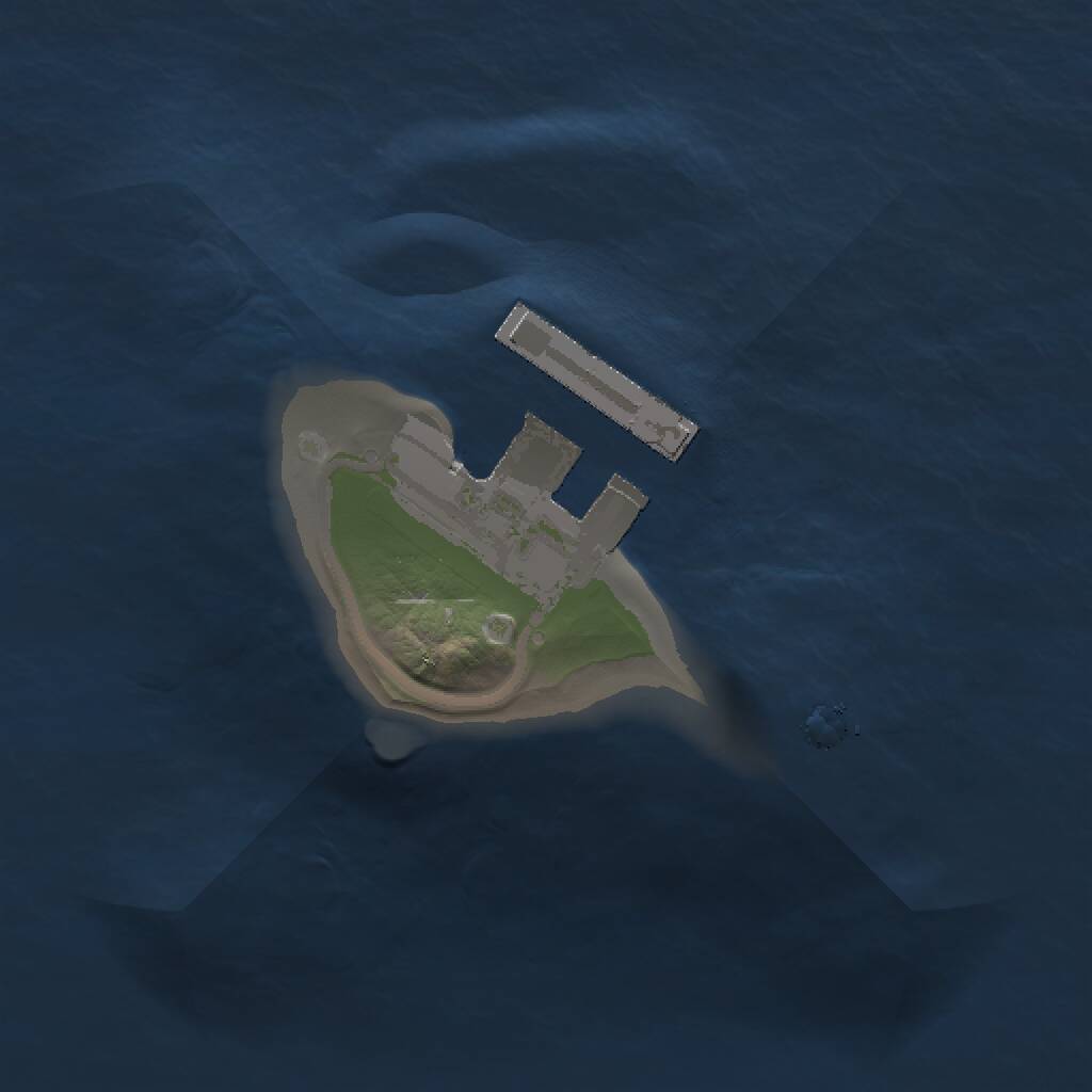 Rust Map: Procedural Map, Size: 1000, Seed: 415561455, 2 Monuments