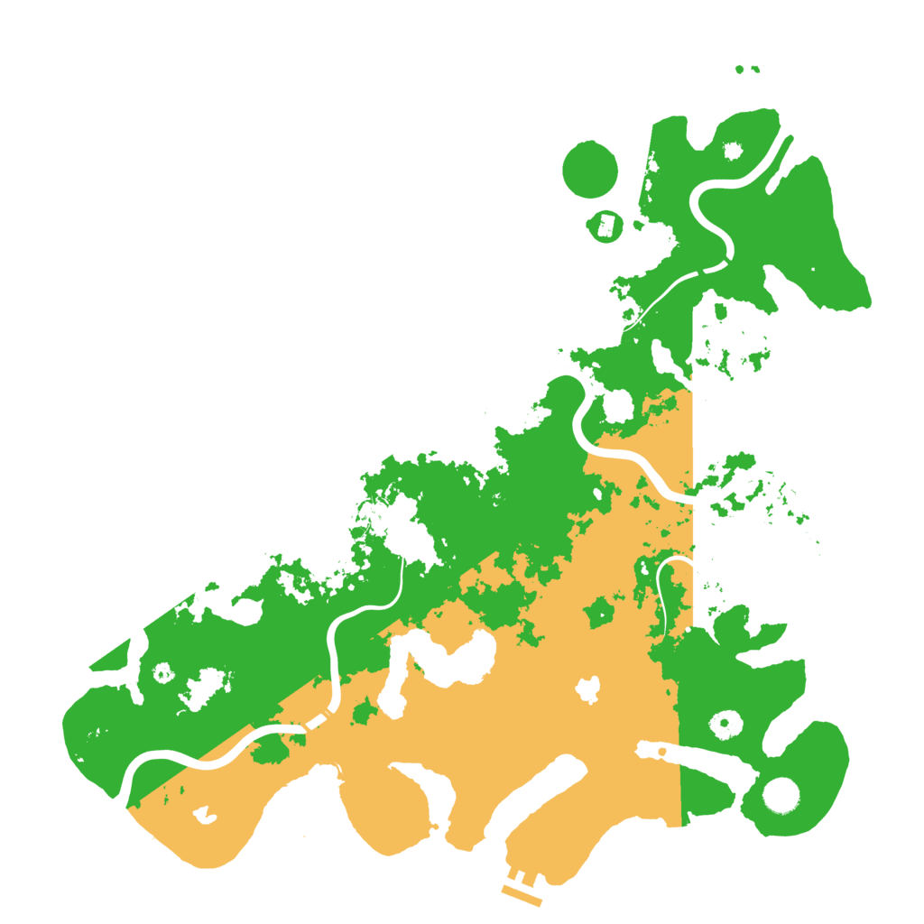 Biome Rust Map: Procedural Map, Size: 4500, Seed: 465687954