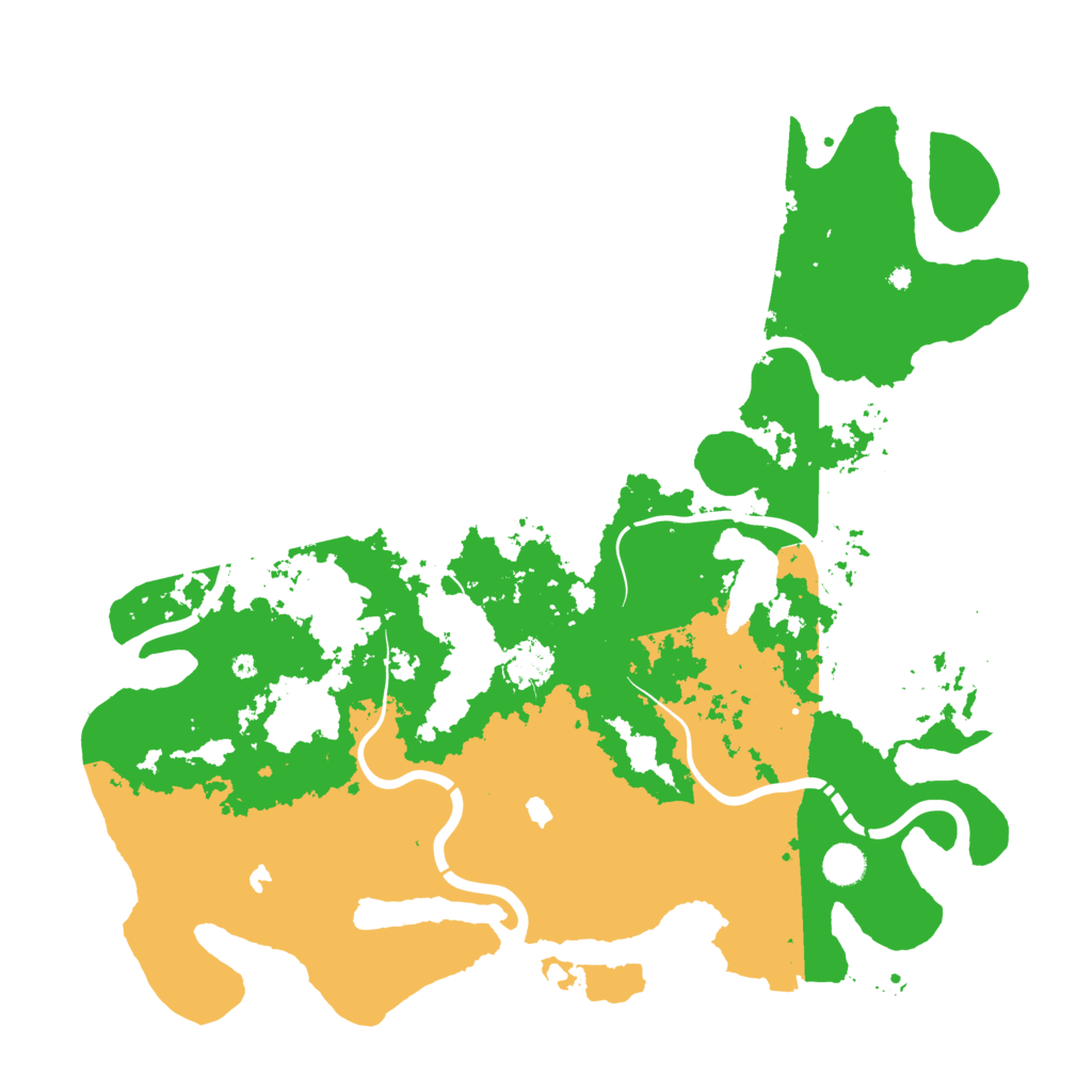 Biome Rust Map: Procedural Map, Size: 4500, Seed: 940206461