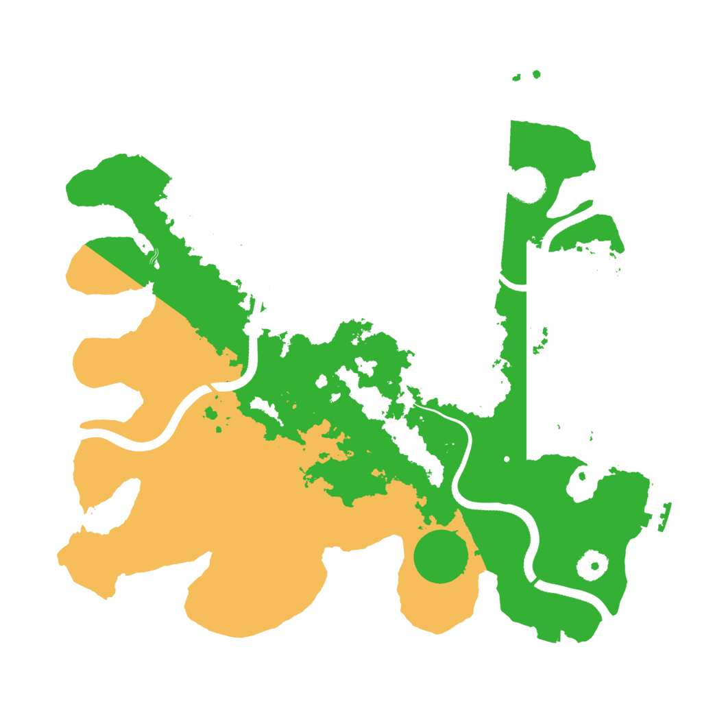 Biome Rust Map: Procedural Map, Size: 3500, Seed: 1653426648