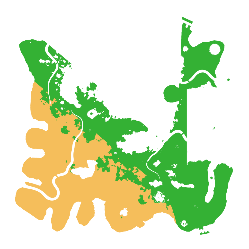 Biome Rust Map: Procedural Map, Size: 4000, Seed: 17283089