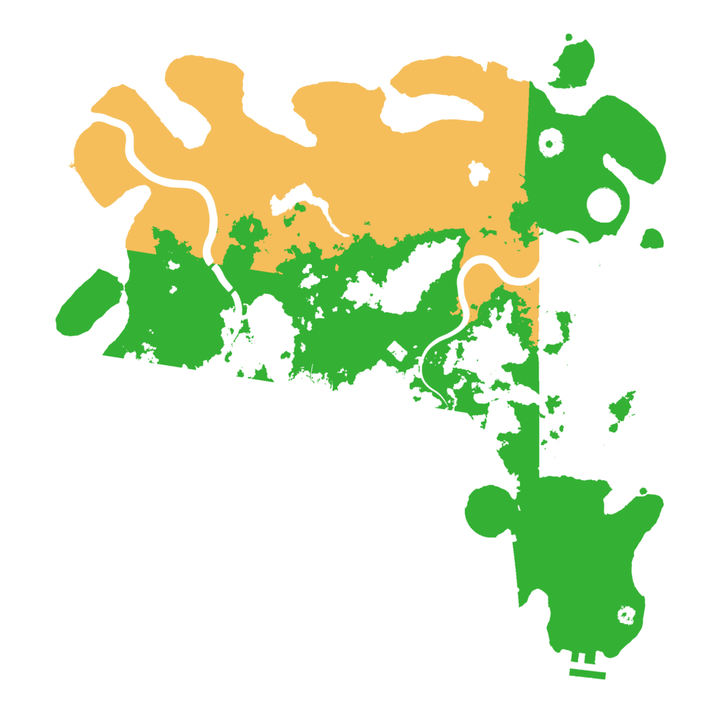 Biome Rust Map: Procedural Map, Size: 4000, Seed: 892551468