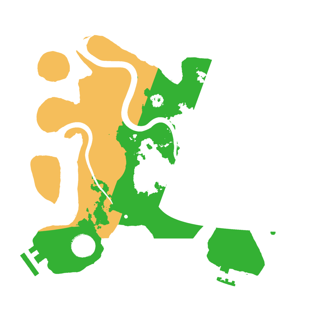 Biome Rust Map: Procedural Map, Size: 2500, Seed: 2432317