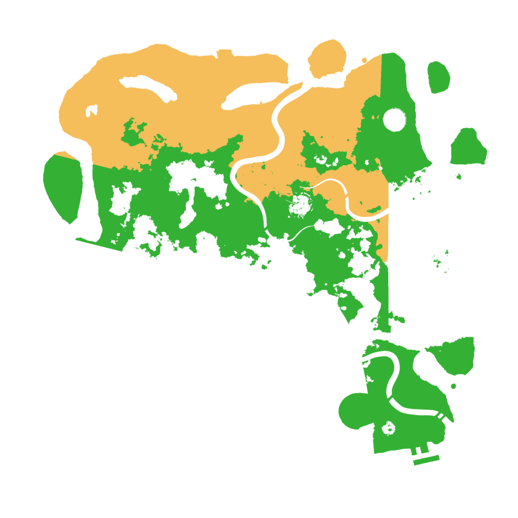 Biome Rust Map: Procedural Map, Size: 4000, Seed: 1245770