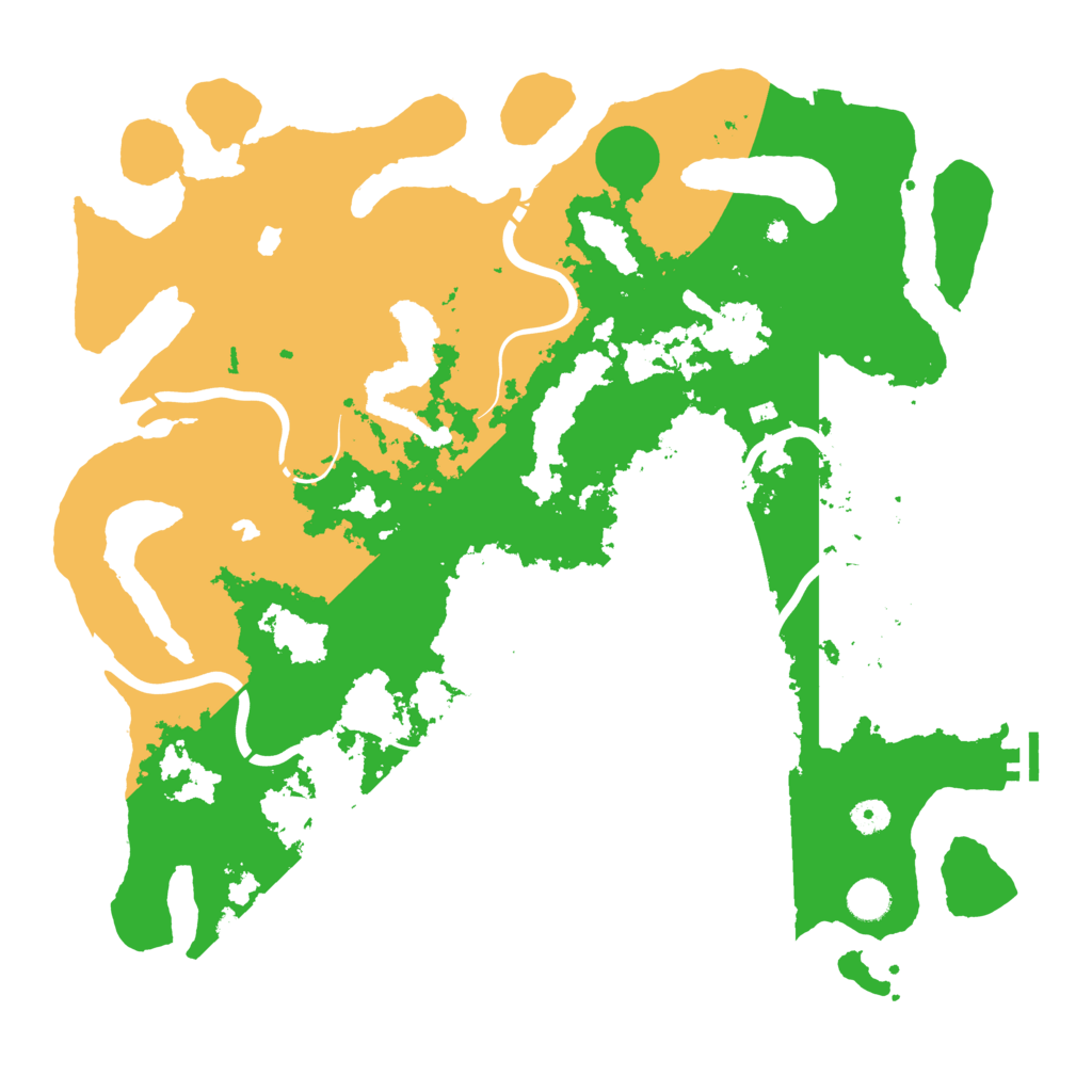 Biome Rust Map: Procedural Map, Size: 4500, Seed: 1891513130