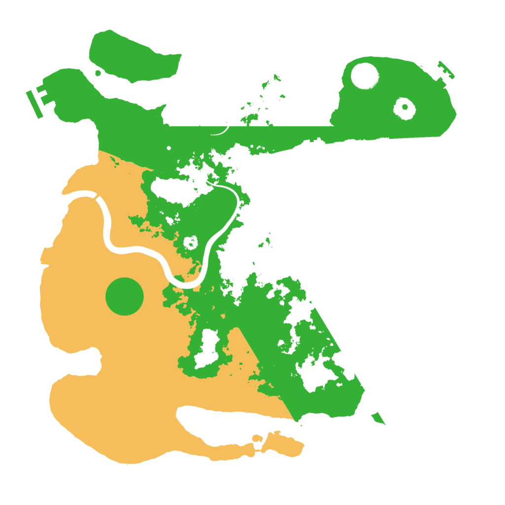Biome Rust Map: Procedural Map, Size: 3500, Seed: 1560495442