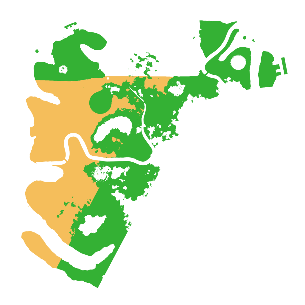 Biome Rust Map: Procedural Map, Size: 3625, Seed: 457211995