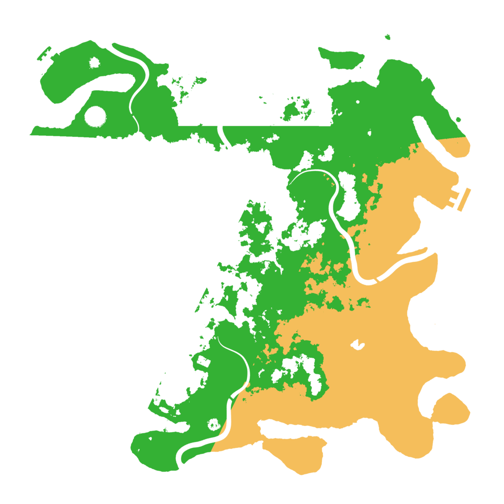Biome Rust Map: Procedural Map, Size: 4200, Seed: 459996
