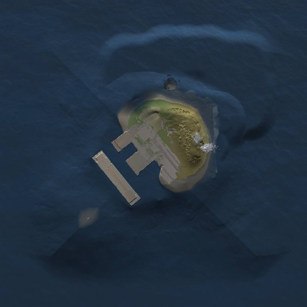 Rust Map: Procedural Map, Size: 1000, Seed: 914276240, 2 Monuments