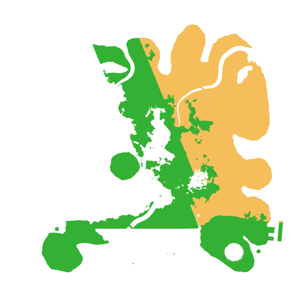 Biome Rust Map: Procedural Map, Size: 3000, Seed: 149349270